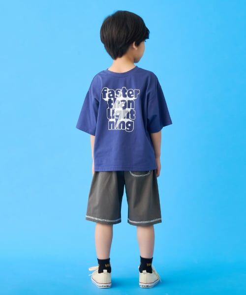 b・ROOM / ビールーム ショート・ハーフ・半端丈パンツ | 【熱をブロック】配色ステッチ4分丈パンツ | 詳細3