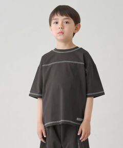b・ROOM / ビールーム Tシャツ | 【熱をブロック】配色ステッチTシャツ