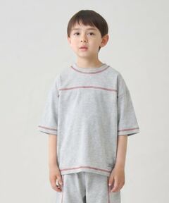 b・ROOM / ビールーム Tシャツ | 【熱をブロック】配色ステッチTシャツ