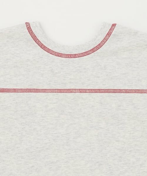 b・ROOM / ビールーム Tシャツ | 【熱をブロック】【どちらが前でもOK】配色ステッチTシャツ | 詳細11