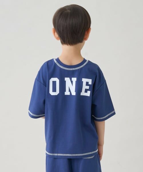 b・ROOM / ビールーム Tシャツ | 【熱をブロック】【どちらが前でもOK】配色ステッチTシャツ | 詳細2