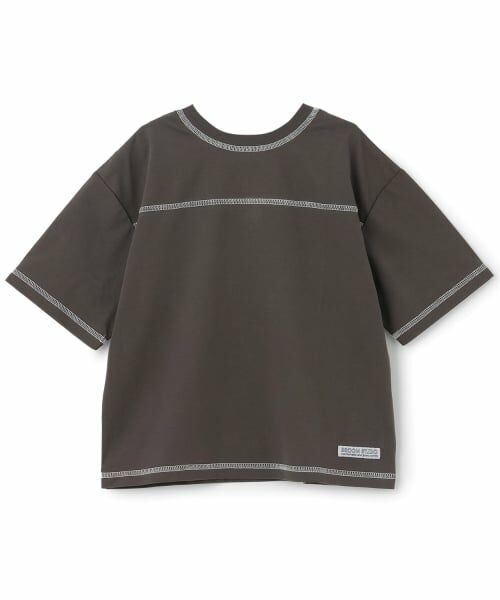 b・ROOM / ビールーム Tシャツ | 【熱をブロック】【どちらが前でもOK】配色ステッチTシャツ | 詳細8