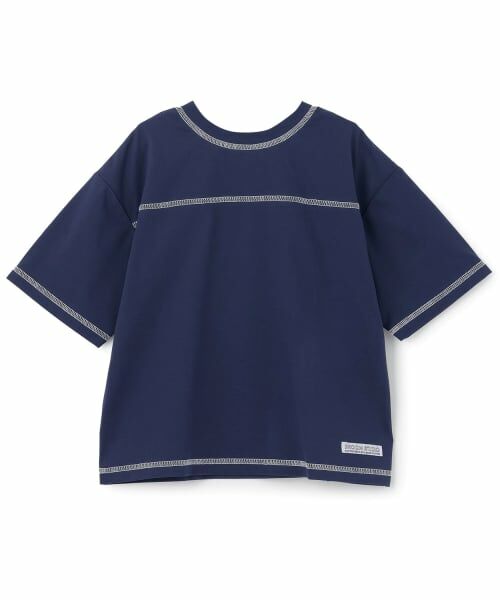 b・ROOM / ビールーム Tシャツ | 【熱をブロック】【どちらが前でもOK】配色ステッチTシャツ | 詳細9