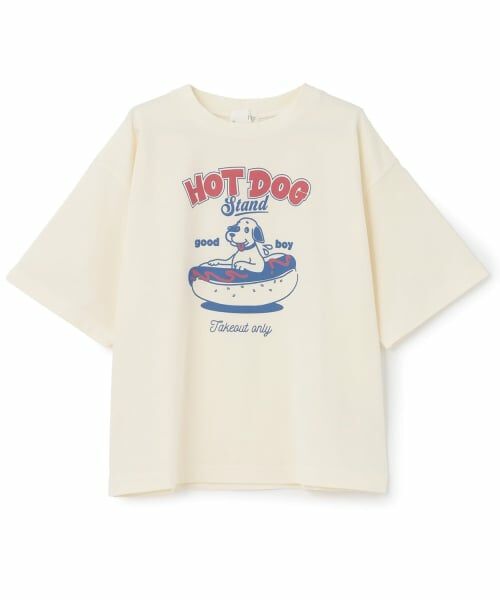 b・ROOM / ビールーム Tシャツ | 【予約/6月中旬~下旬入荷予定】【綿100%】カラフルアソートグラフィックTシャツ(オフ ホワイト)
