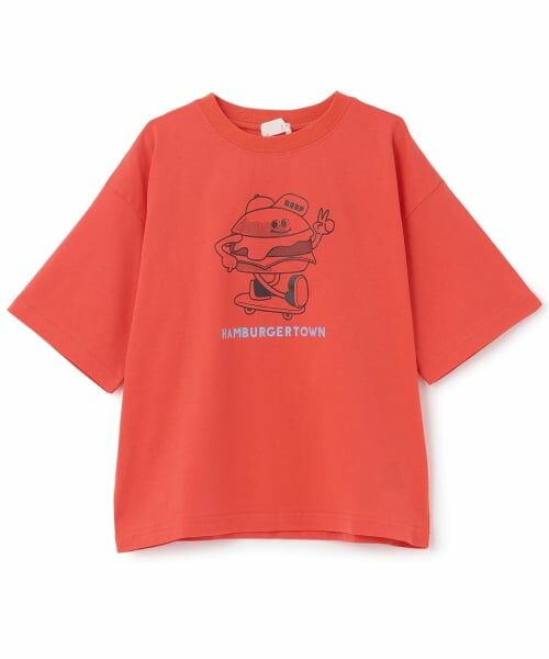 b・ROOM / ビールーム Tシャツ | 【予約/6月中旬~下旬入荷予定】【綿100%】カラフルアソートグラフィックTシャツ(赤)