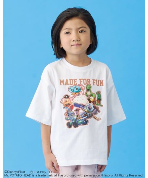 b・ROOM / ビールーム Tシャツ | 【Disney&Pixar】TOY STORY/MOVIE グラフィックTシャツ（オフ ホワイト）