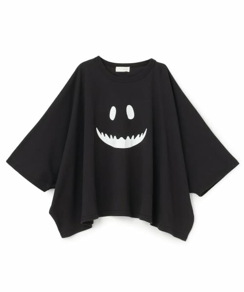 b・ROOM / ビールーム Tシャツ | 【ハロウィン】変形オバケTシャツ（黒）