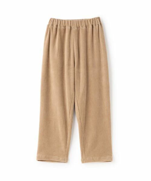 b・ROOM / ビールーム その他パンツ | やみつきになる履き心地ニットコールパンツ(キャメル)