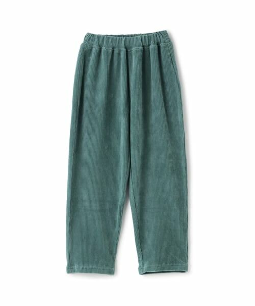 b・ROOM / ビールーム その他パンツ | やみつきになる履き心地ニットコールパンツ(ブルー グリーン)