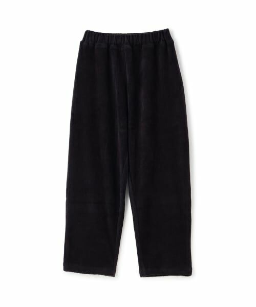 b・ROOM / ビールーム その他パンツ | やみつきになる履き心地ニットコールパンツ(黒)