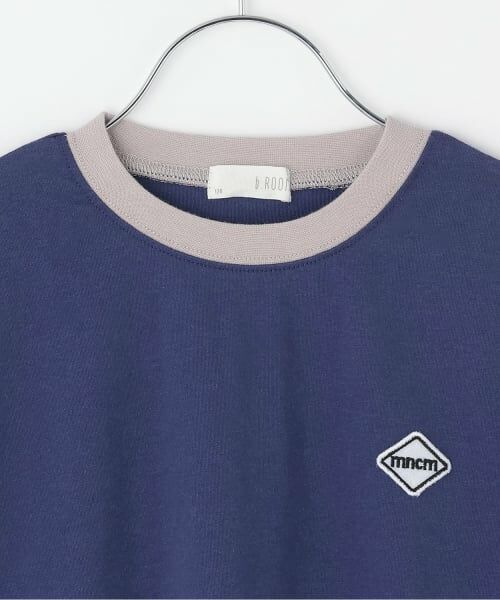 b・ROOM / ビールーム Tシャツ | 【MNCM】パッチデザイン長袖Tシャツ | 詳細2