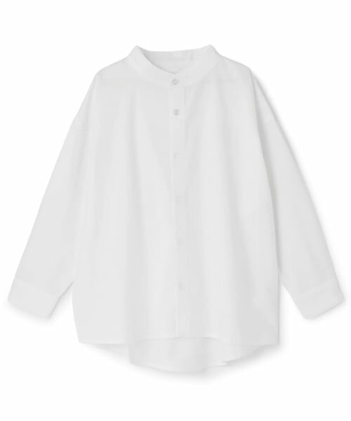 b・ROOM / ビールーム シャツ・ブラウス | バンドカラーシャツ【子供服】【キッズ】【男の子】（オフ ホワイト）