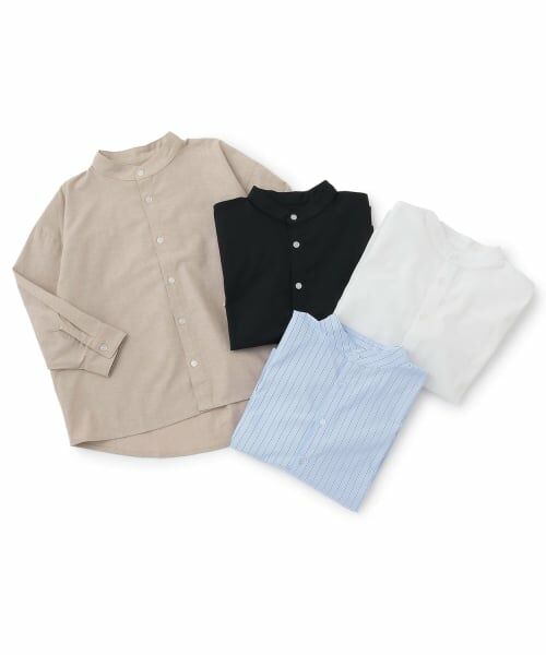 b・ROOM / ビールーム シャツ・ブラウス | バンドカラーシャツ【子供服】【キッズ】【男の子】 | 詳細7
