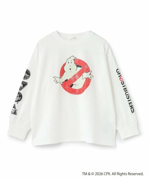 b・ROOM / ビールーム Tシャツ | 【ゴーストバスターズ】ロゴ蓄光長袖Tシャツ【子供服】【キッズ】【男の子】 | 詳細10