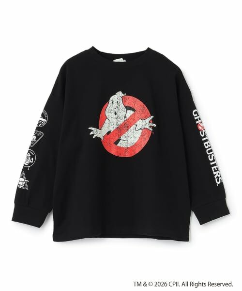 b・ROOM / ビールーム Tシャツ | 【ゴーストバスターズ】ロゴ蓄光長袖Tシャツ【子供服】【キッズ】【男の子】 | 詳細11