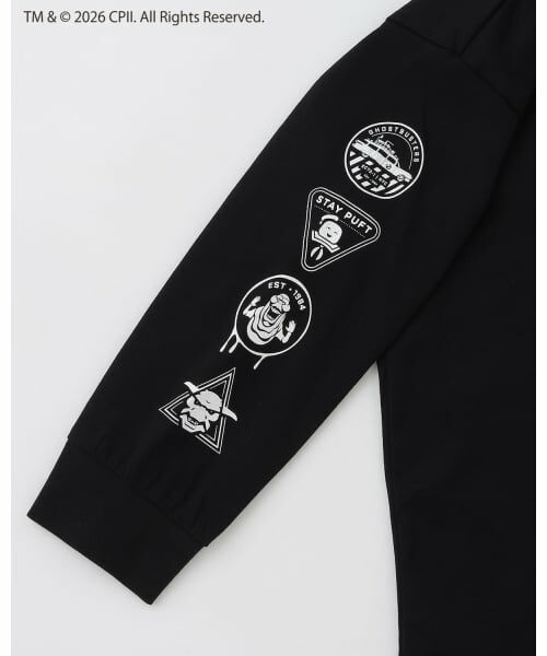 b・ROOM / ビールーム Tシャツ | 【ゴーストバスターズ】ロゴ蓄光長袖Tシャツ【子供服】【キッズ】【男の子】 | 詳細16