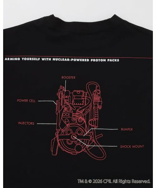 b・ROOM / ビールーム Tシャツ | 【ゴーストバスターズ】ロゴ蓄光長袖Tシャツ【子供服】【キッズ】【男の子】 | 詳細18