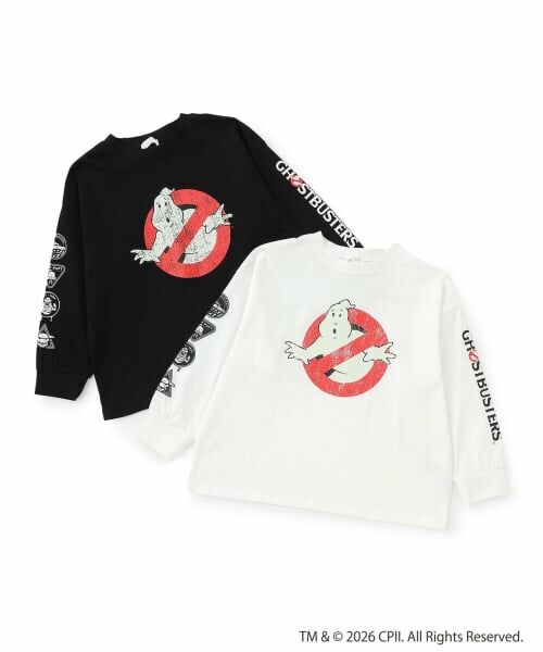 b・ROOM / ビールーム Tシャツ | 【ゴーストバスターズ】ロゴ蓄光長袖Tシャツ【子供服】【キッズ】【男の子】 | 詳細20
