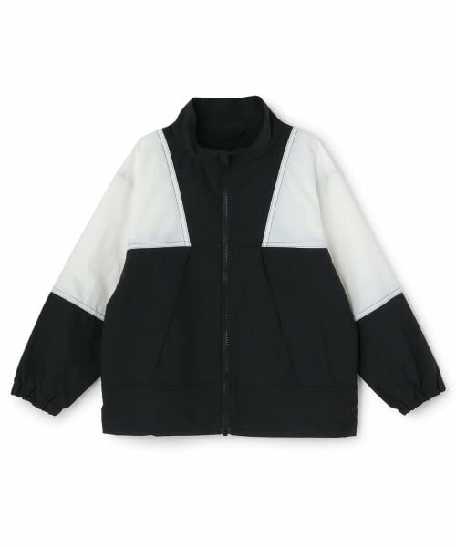 b・ROOM / ビールーム ブルゾン | 切替ウインドブレーカー【子供服】【キッズ】【男の子】(黒)