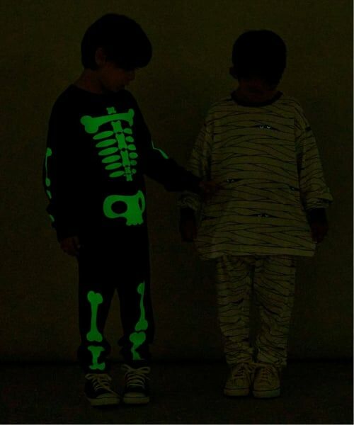 b・ROOM / ビールーム その他トップス | 【ハロウィン】【蓄光】【ムテキ天竺】ほねほね・ミイラアソートセットアップ | 詳細8