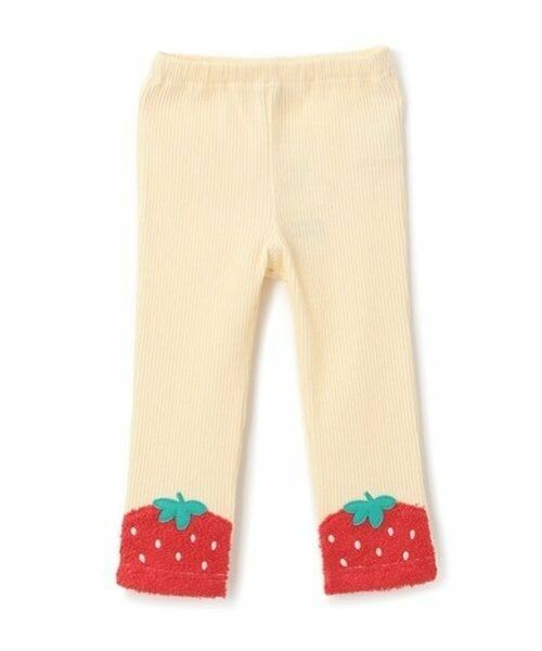 baby Cheer / ベイビーチアー レギンス・スパッツ | いちごレギンス（ECRU(キナリ)）