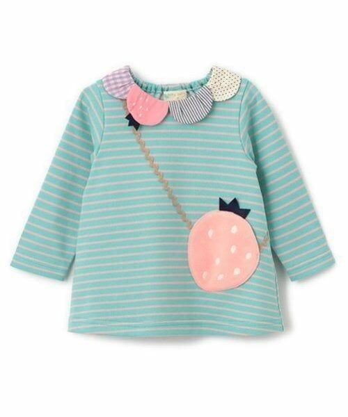 baby Cheer / ベイビーチアー スウェット | いちごポシェットトレーナー（ターコ）