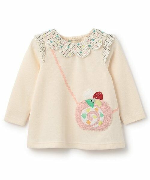 baby Cheer / ベイビーチアー スウェット | ロールケーキポシェットトレーナー（ECRU(キナリ)）