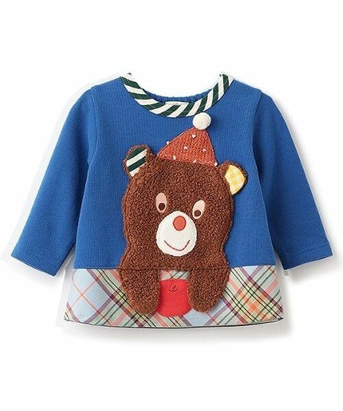 baby Cheer / ベイビーチアー スウェット | くまトレーナー（ブルー）