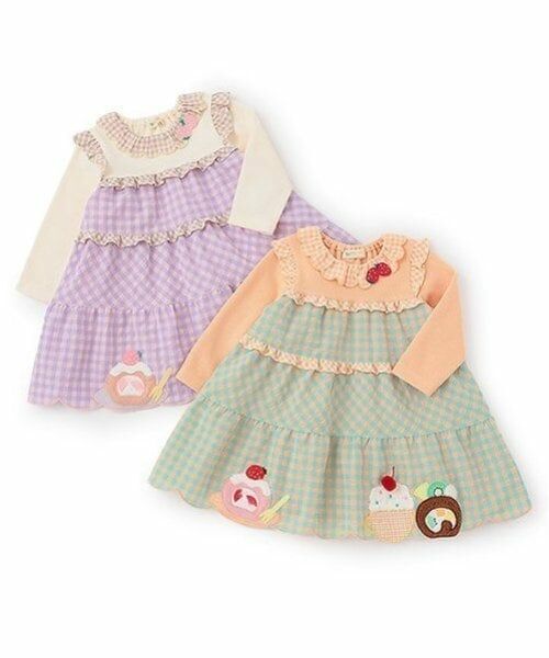 baby Cheer / ベイビーチアー ミニ丈・ひざ丈ワンピース | ロールケーキワンピース | 詳細10