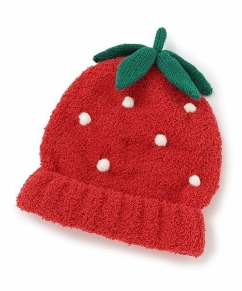 baby Cheer / ベイビーチアー ニットキャップ | いちご帽子 | 詳細1