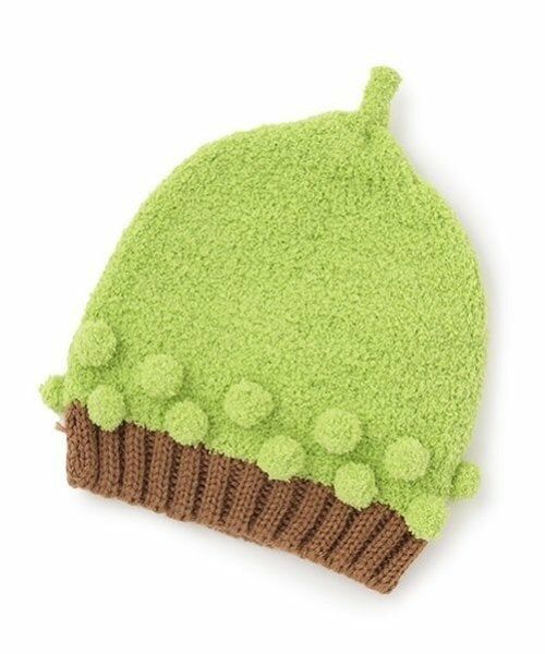 baby Cheer / ベイビーチアー ニットキャップ | どんぐり帽子（イエロー グリーン）