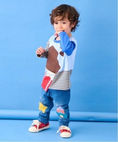 baby Cheer / ベイビーチアー その他パンツ | おうちニットデニムパンツ | 詳細12