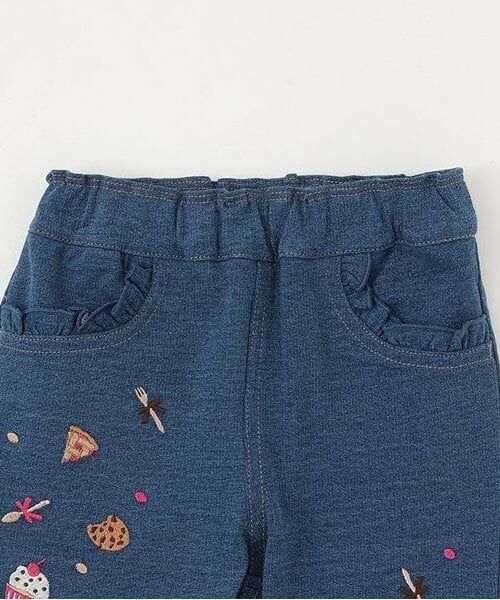 baby Cheer / ベイビーチアー その他パンツ | スイーツ刺しゅうニットデニムパンツ | 詳細2