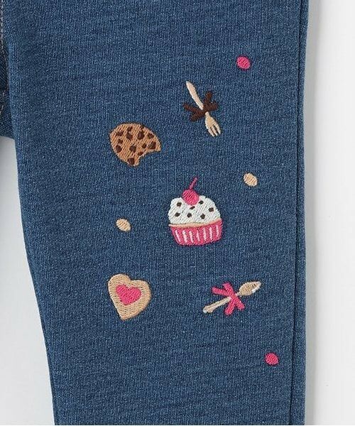 baby Cheer / ベイビーチアー その他パンツ | スイーツ刺しゅうニットデニムパンツ | 詳細6