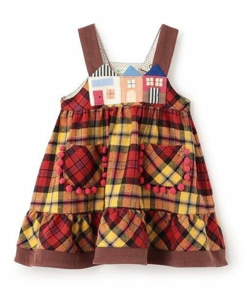 baby Cheer / ベイビーチアー ミニ丈・ひざ丈ワンピース | おうちジャンパ-スカートⅢ | 詳細1