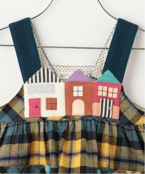 baby Cheer / ベイビーチアー ミニ丈・ひざ丈ワンピース | おうちジャンパ-スカートⅢ | 詳細3