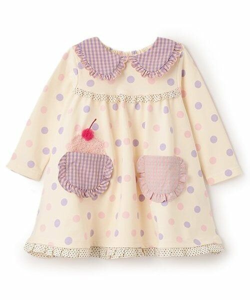 baby Cheer / ベイビーチアー ミニ丈・ひざ丈ワンピース | カップケーキワンピースⅢ（ピンク）