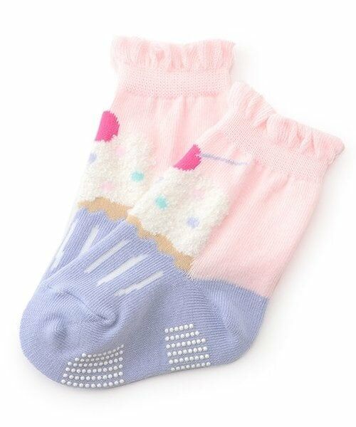 baby Cheer / ベイビーチアー ソックス | カップケーキクルーソックス（ピンク）