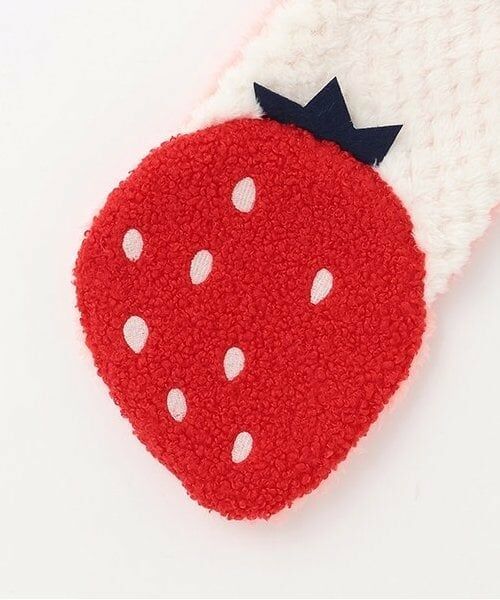 baby Cheer / ベイビーチアー マフラー・ショール・スヌード・ストール | いちごマフラー | 詳細2