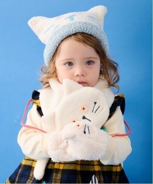 baby Cheer / ベイビーチアー ニットキャップ | ねこ帽子 | 詳細11