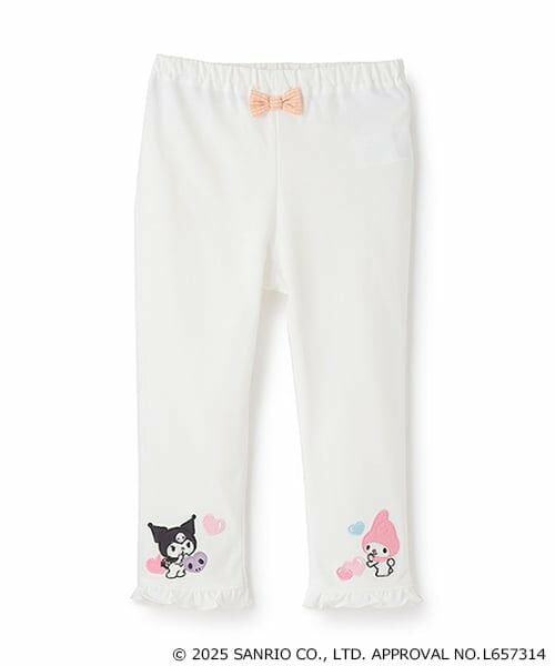 baby Cheer / ベイビーチアー レギンス・スパッツ | 【MY MELODY／KUROMI】レギンス（オフ ホワイト）