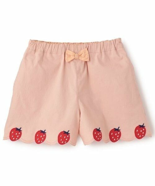 baby Cheer / ベイビーチアー ショート・ハーフ・半端丈パンツ | いちごショートパンツ（ピンク）