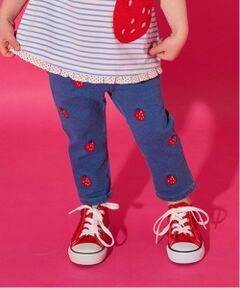 baby Cheer / ベイビーチアー ショート・ハーフ・半端丈パンツ | いちごニットデニムパンツ