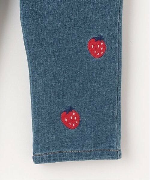 baby Cheer / ベイビーチアー ショート・ハーフ・半端丈パンツ | いちごニットデニムパンツ | 詳細5