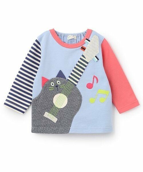 baby Cheer / ベイビーチアー スウェット | ねこギタートレーナー（ブルー）