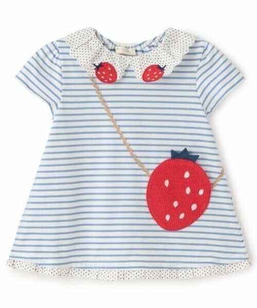 baby Cheer / ベイビーチアー Tシャツ | いちごポシェットTシャツ | 詳細1