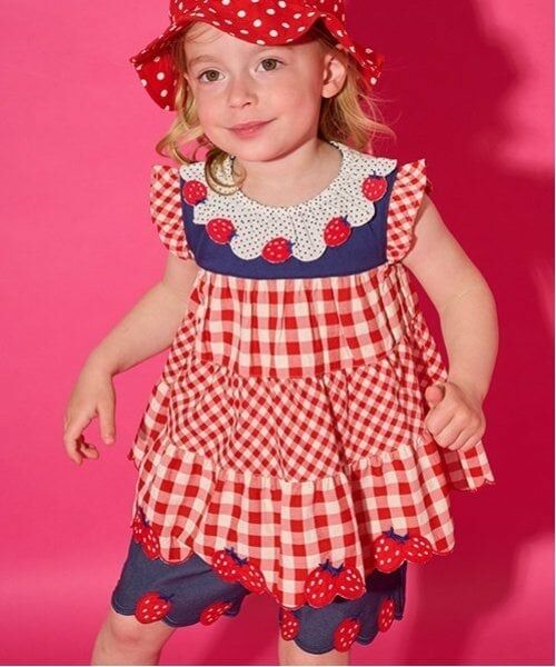 baby Cheer / ベイビーチアー その他トップス | いちごチュニック（赤）