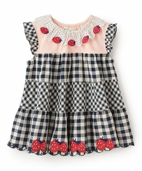 baby Cheer / ベイビーチアー その他トップス | いちごチュニック（紺）