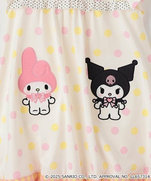 baby Cheer / ベイビーチアー ミニ丈・ひざ丈ワンピース | 【MY MELODY／KUROMI】ワンピース | 詳細4