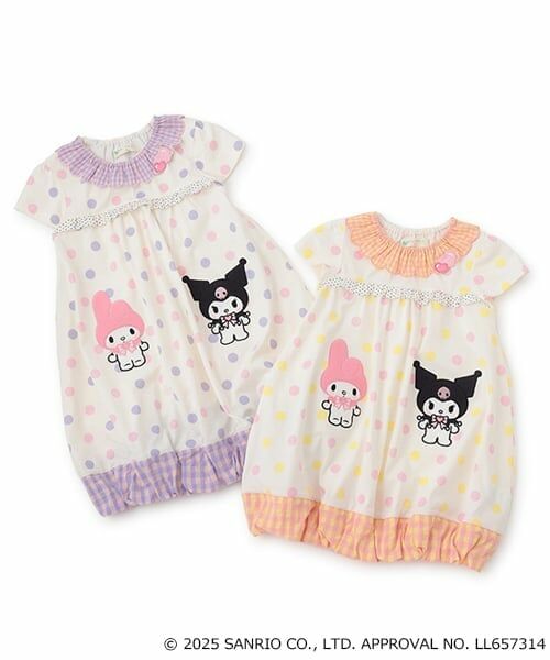 baby Cheer / ベイビーチアー ミニ丈・ひざ丈ワンピース | 【MY MELODY／KUROMI】ワンピース | 詳細7